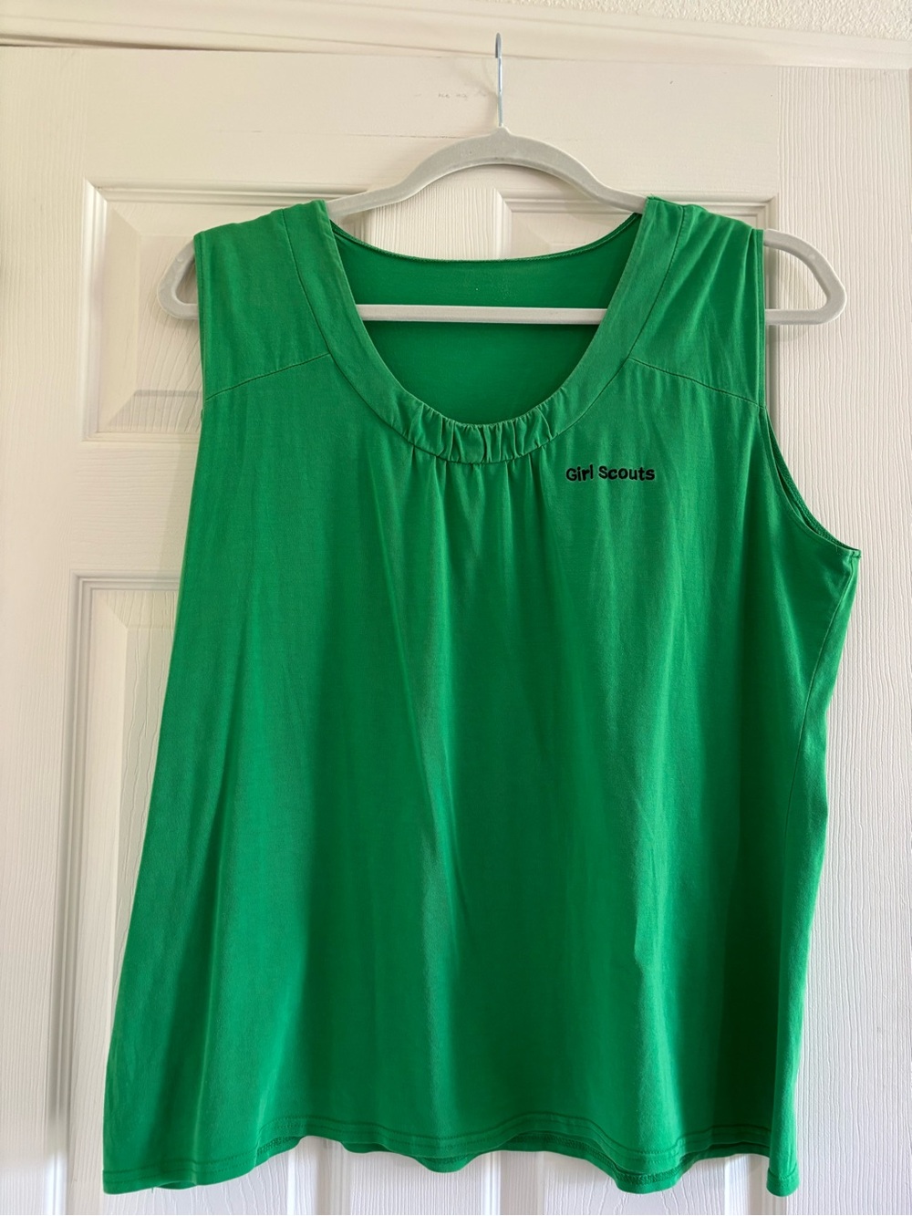 Girl Scouts Green Scoop Neck Tank Top